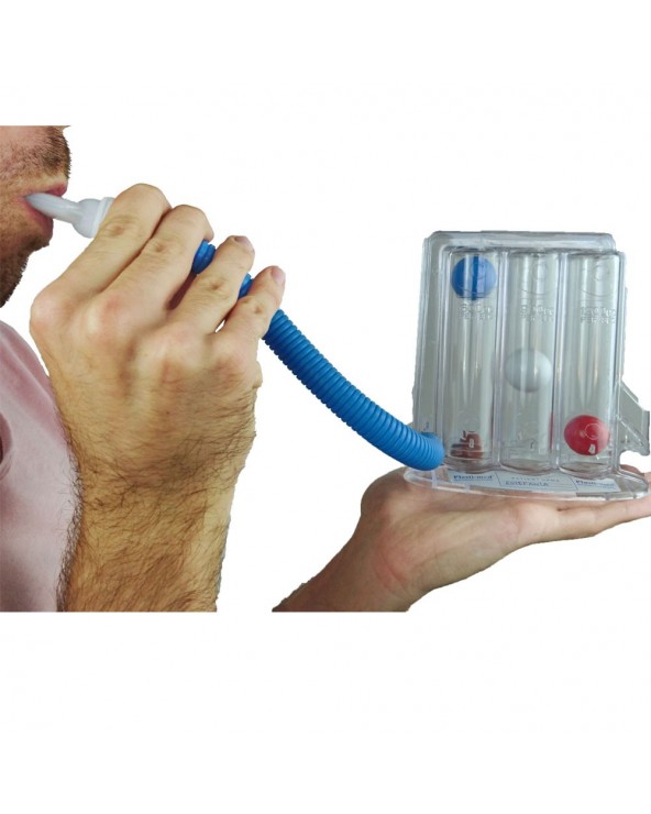 Ejercitador respiratorio Mobiresp | Equipo de terapia y educación respiratoria | Transparente