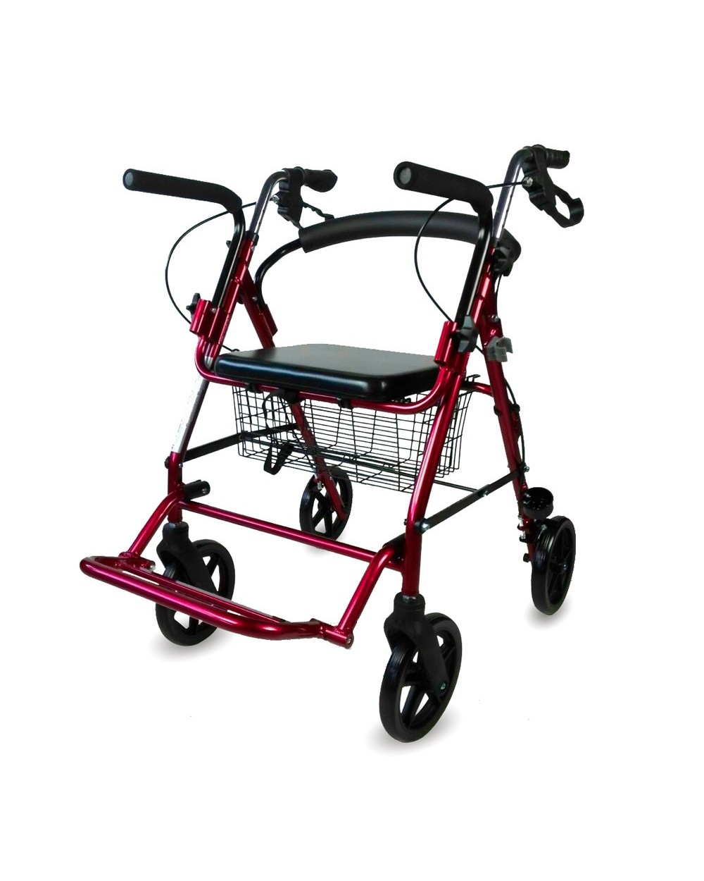Andador para adulto andadores con asiento ruedas frenos silla ancianos  Nuevo